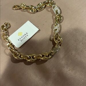 Kendra Scott " Bailey" Pave Chain Bracelet ( NWT)